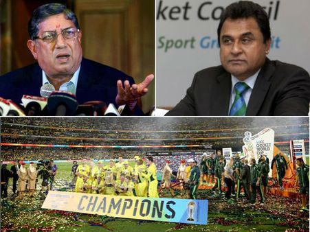 বিশ্বকাপ ফাইনালে শ্রীনির আধিপত্য, রেগে মাঠ ছাড়লেন আইসিসি সভাপতি মুস্তাফা কামাল