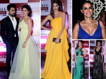 (ছবি) 'ভগ বিউটি অ্যাওয়ার্ডস' মাতালেন বিরাট-অনুষ্কা ও অন্যান্যরা