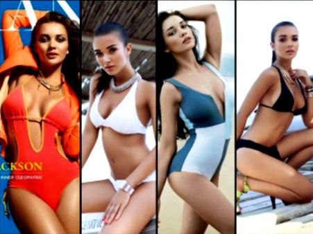 (ছবি) হরেক বিকিনিতে সুপারহট অভিনেত্রী অ্যামি জ্যাকসন