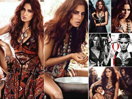 (ছবি) উষ্ণতার পারদ চড়ছে : ভগ পত্রিকার ফটোশুটে 'ওয়াইল্ড হট' অবতারে ক্যাটরিনা কাইফ!