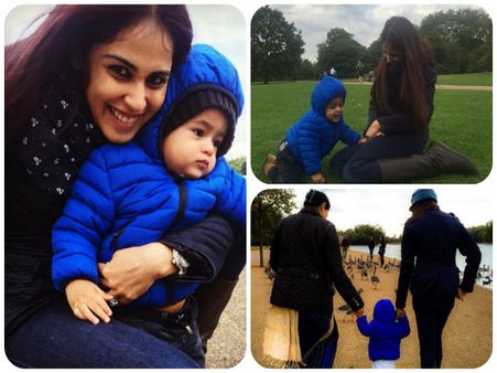 (ছবি) ১ বছররে জন্মদিনে ছেলে রিয়ানের সঙ্গে মা জেনেলিয়ার মিষ্টি মধুর মুহূর্ত!