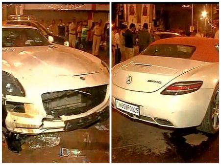 মুম্বইয়ের ফুটপাতে চড়ে ঘুমন্তদের পিষে দিল লাগামহীন মার্সেডিজ, আহত ৫