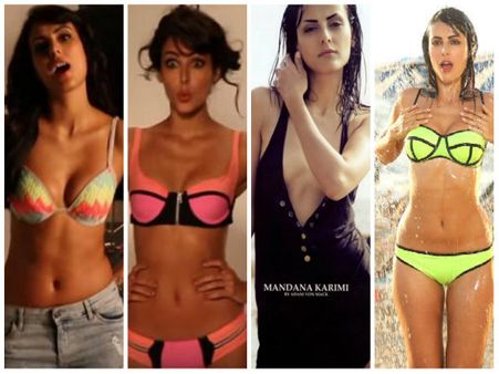 (ছবি) বিকিনিতে শরীরী 'শো অফ' বিগ বস খ্যাত মন্দনা করিমির!