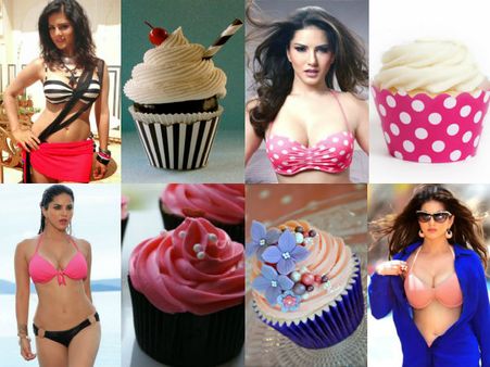 (ছবি) এই কাপ কেকগুলি যেন সানি লিওনির বিকিনির রঙেই তৈরি