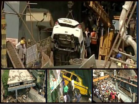 (ছবি) ভেঙে পড়া বিবেকানন্দ সেতুর ভয়াবহ দৃশ্য একনজরে