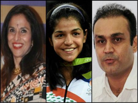 সাক্ষী মালিকের পদক জয় নিয়ে অভিনব উপায়ে শোভা দে-কে খোঁচা বীরেন্দ্র সহবাগের