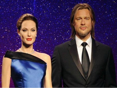 'ব্র্যাঞ্জেলিনা' বিচ্ছেদের আঁচ পড়ল মাদাম তুসো যাদুঘরেও