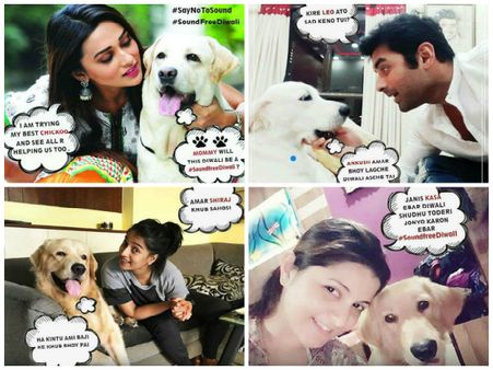 #SoundFreeDiwali : টলিউড তারকাদের অভিনব প্রচার ছবিতে