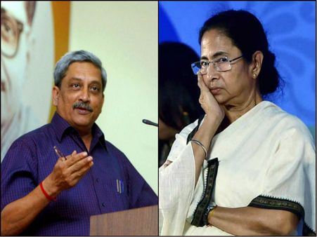 টোলপ্লাজায়া সেনা মোতায়েন বিতর্ক : ‘ব্যথিত’ পার্রিকরের চিঠি মুখ্যমন্ত্রী মমতাকে