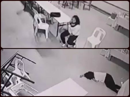 হোটেলের কনফারেন্স রুমে ভূতের উপদ্রব, অজ্ঞান মহিলা, সিসিটিভির ক্যামেরায় ধরা পড়ল চমকে দেওয়া ফুটেজ