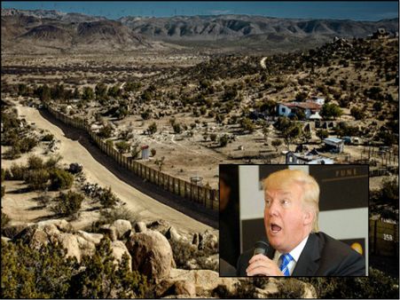 মেক্সিকো সীমান্তে ৩২০০ কিলোমিটার দীর্ঘ প্রাচীর তৈরি করবে ট্রাম্পের আমেরিকা