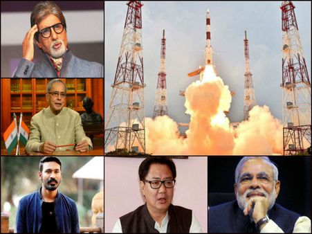 'ইসরো'র ঐতিহাসিক রেকর্ডকে কুর্নিশ : সোস্যাল মিডিয়ায় শুভেচ্ছা বার্তা বিশিষ্টজনেদের