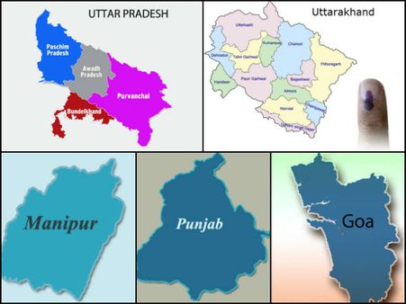 ২০১২ বিধানসভা নির্বাচনে পাঁচ রাজ্যের বিধানসভা ভোটের ফলাফল একনজরে