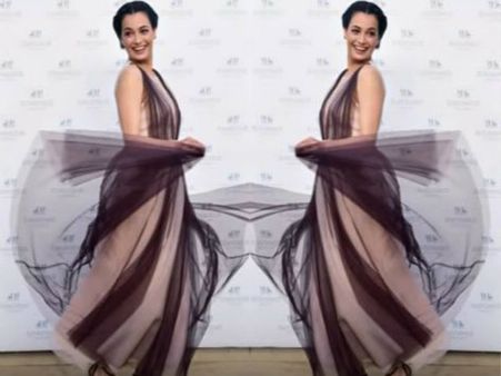 দিয়া মির্জার এই পোশাক আসলে কী দিয়ে তৈরি? জানলে চোখ কপালে উঠবে!