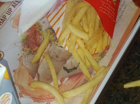 কলকাতার ম্যাকডোনাল্ডসে ফ্রেঞ্চ ফ্রাইয়ে মরা টিকটিকি ভাজা!