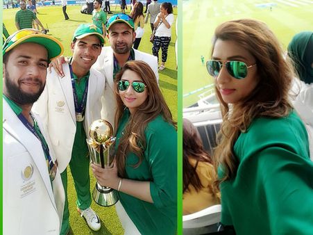 হুল্লোড়ে মাতোয়ারা পাক দলের সঙ্গে থাকা সুন্দরী এই রহস্যময়ী নারীটি কে ,ইন্টারনেটে ভাইরাল হল ছবি