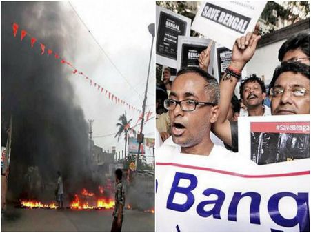 মুম্বইয়ে উঠল মমতা হঠাও-এর ডাক, বাংলা বিপন্ন বলে মুম্বইবাসী বাঙালিদের মিছিল