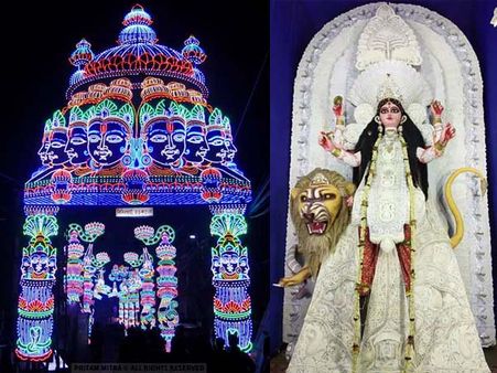 একনজরে চন্দননগরের আশপাশের বেশ কয়েকটি জগদ্ধাত্রী পুজো