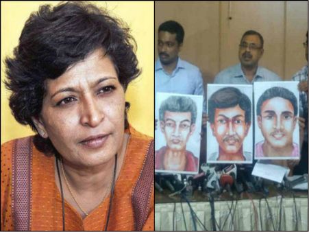 গৌরী লঙ্কেশ হত্যাকাণ্ডে সন্দেহভাজনদের স্কেচ প্রকাশ, বেরিয়ে এল এই চাঞ্চল্যকর তথ্য