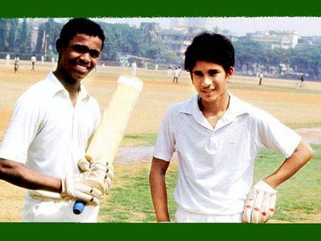 'দেখা যদি হল সখা ' তেন্ডুলকরকে দেখে যা করলেন কাম্বলি