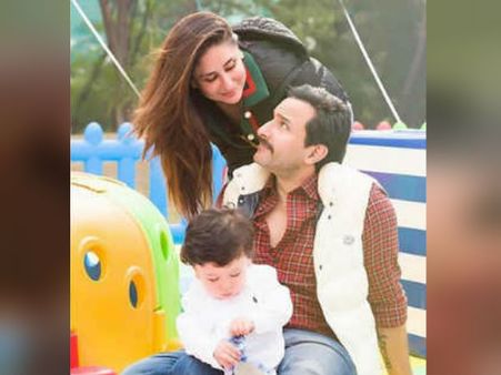 কেক মেখে 'সইফিনা'-র আদরে আটখানা তৈমুর! দেখুন তার জন্মদিনের ছবি