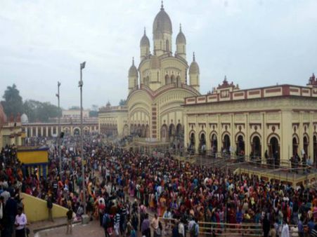 কল্পতরু উৎসব উপলক্ষে এমনই ব্যবস্থা দক্ষিণেশ্বরের ভবতারিণীর মন্দিরে