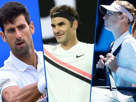 জমজমাট অস্ট্রেলিয়ান ওপেন, জয় দিয়ে রাস্তা শুরু মাশা, জোকার,ফেডেক্সের