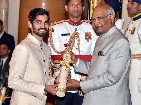 পদ্ম সম্মানের জন্য উচ্ছ্বসিত কিদম্বি শ্রীকান্ত