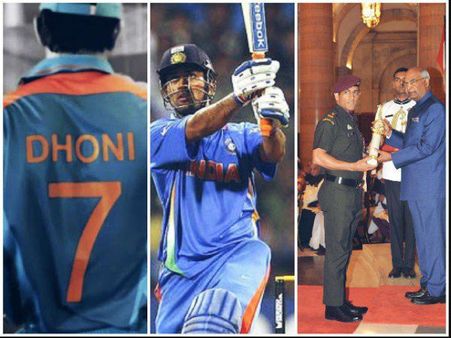 বিশ্বকাপ জয়ের দিনে সেনার বেশে প্রবেশ ধোনির, গ্রহণ করলেন দেশের অন্যতম সর্বোচ্চ নাগরিক সম্মান