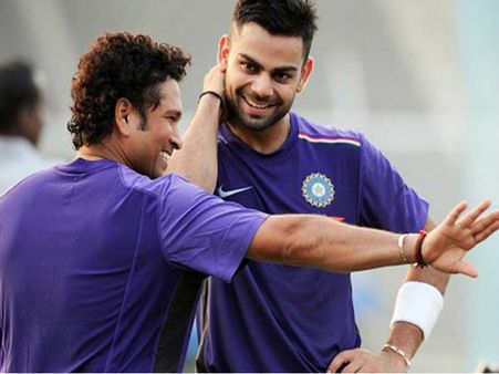 বিরাটকে শতরানের রেকর্ড ভাঙার জন্য নতুন অনুপ্রেরণা দিলেন সচিন