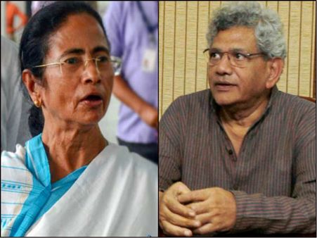 লক্ষ্য ২০১৯-এ বিজেপি নিধন, সিপিএমও যে ব্রাত্য নয় ইয়েচুরি সকাশে দেখালেন মমতা