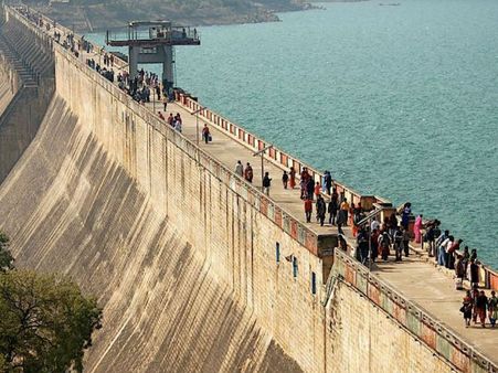 বাঁধের রং নীল সাদা না গেরুয়া, বিতর্কে বন্ধ ম্যাসাঞ্জোর ড্যামের সৌন্দর্যায়নের কাজ