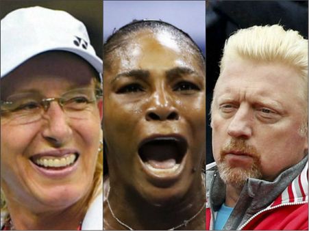 সেরেনা-বিতর্কে যোগ দিলেন নাভ্রাতিলোভা ও বরিস বেকার, কী মত এই দুই টেনিস কিংবদন্তির