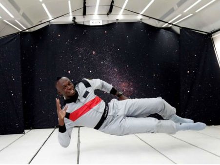 পৃথিবীর মাটিতে চ্যালেঞ্জের অভাব - উসেইন বোল্ট দৌড়লেন শূন্য মাধ্যাকর্ষণে, দেখুন সেই অভিনব ভিডিও