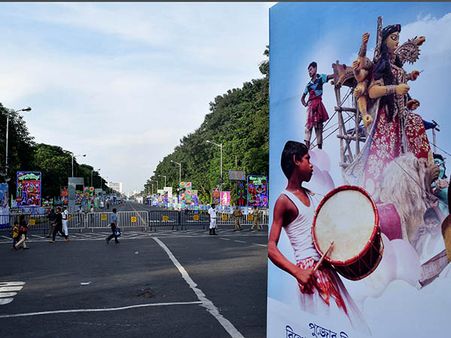 বিশ্বের দরবারে মমতার বাংলা, দুর্গা কার্নিভালের ‘মেগা শো’তে ‘পুজো শেষে ঠাকুর দেখা’