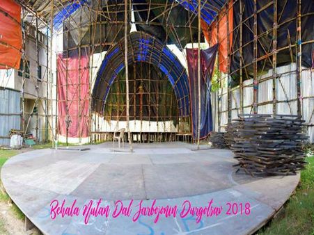 দেবীর আরাধনায় শৈশব বাঁচাও-এর ডাক! বেহালা নতুন দলের এবারের আকর্ষণ