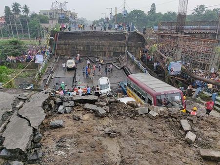 পুজোর আগেই খুলছে মাঝেরহাট ব্রিজের নিচের রাস্তা