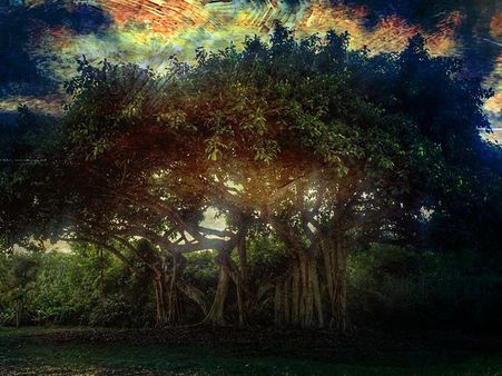 বটবৃক্ষে বাঁধা ভূতের দল, ভূত-চতুর্দশীতে মাত্র একরাতের জন্য মুক্তি পান তেনারা