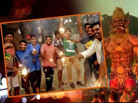 দীপাবলি উদযাপনে ভোরবেলায় বাজি ফাটাতে বাধ্য হলেন এঁরা !কেন জানেন, দেখে নিন উৎসবের ছবি