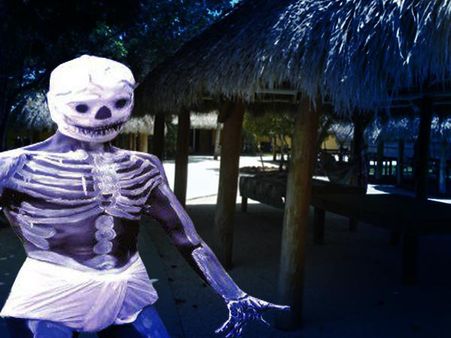 হঠাৎ গা ছমছম, কে যেন পা দোলাচ্ছে গাছে! চোখ মেলতেই হাওয়া, আতঙ্ক গ্রামে