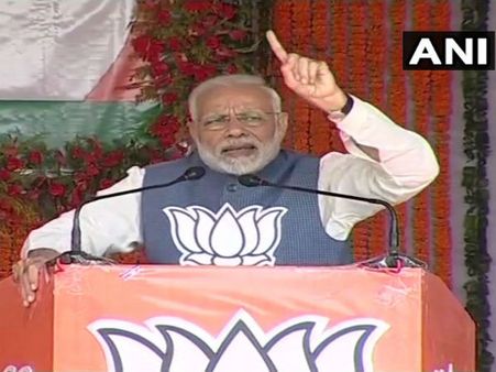 বিরোধী কংগ্রেসকে 'ওপেন চ্যালেঞ্জ' প্রধানমন্ত্রী নরেন্দ্র মোদীর