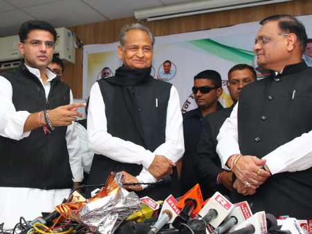 রাজস্থানের মুখ্যমন্ত্রিত্ব নয়, ২০১৯-এ বিজেপিকে হারানোই মূল লক্ষ্য পাইলট-গেহলটের