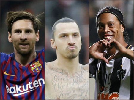 আবার একদলে মেসি-ইব্রা! আছেন রোনাল্ডিনহোও - জায়গা হল না ক্রিশ্চিয়ানো রোনাল্ডোর