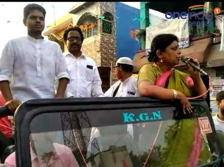 ছেলে প্রিয়দীপকে নিয়ে মিছিলে দীপা, রায়গঞ্জে রবিবাসরীয় প্রচার ভাসল প্রিয়-আবেগে