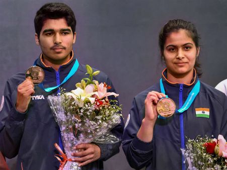 স্যুটিং বিশ্বকাপের মিক্সড গেমে ২টি সোনা ভারতের