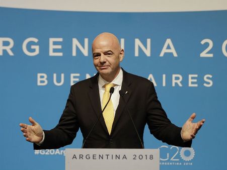 ফিফা প্রেসিডেন্ট পদে দ্বিতীয় ইনিংস শুরু ইনফান্তিনোর