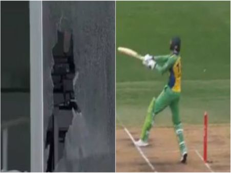 পরের পর ছক্কা হাঁকিয়ে একের পর এক কাঁচ ভাঙলেন এই ক্রিকেটার, ভিডিও হল ভাইরাল