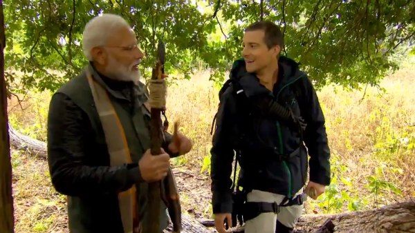 ১৮০ দেশে সম্প্রসারিত মোদী-শো, অ্যাডভেঞ্চার লাইফে গ্রিলসের সঙ্গে দৃশ্য রোমহর্ষক