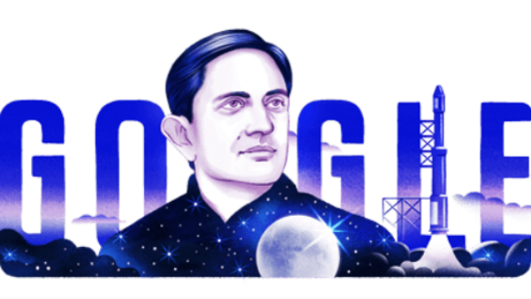 ইসরোর প্রতিষ্ঠাতা বিক্রম সারাভাইের জন্মশতবার্ষিকীতে ডুডলে শ্রদ্ধার্ঘ্য জানালো গুগল