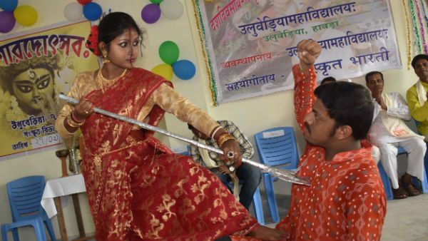 প্রাক-শারদোৎসবে ‘ভাষা-বন্দনা’ উলুবেড়িয়া মহাবিদ্যালয়ে, দেবীপক্ষ-বরণ সংস্কৃতময়